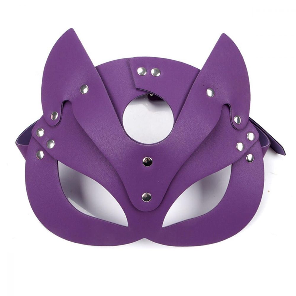 Masque coquin chat violet