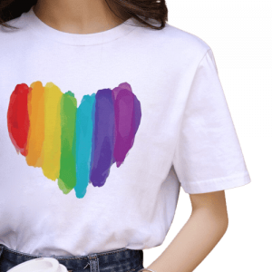 Tee-shirt kiss LGBT