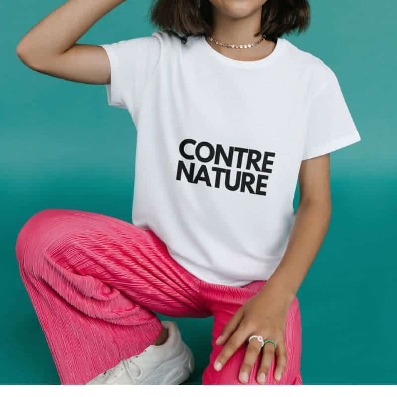 Tee shirt LGBTQIA+ : Contre nature