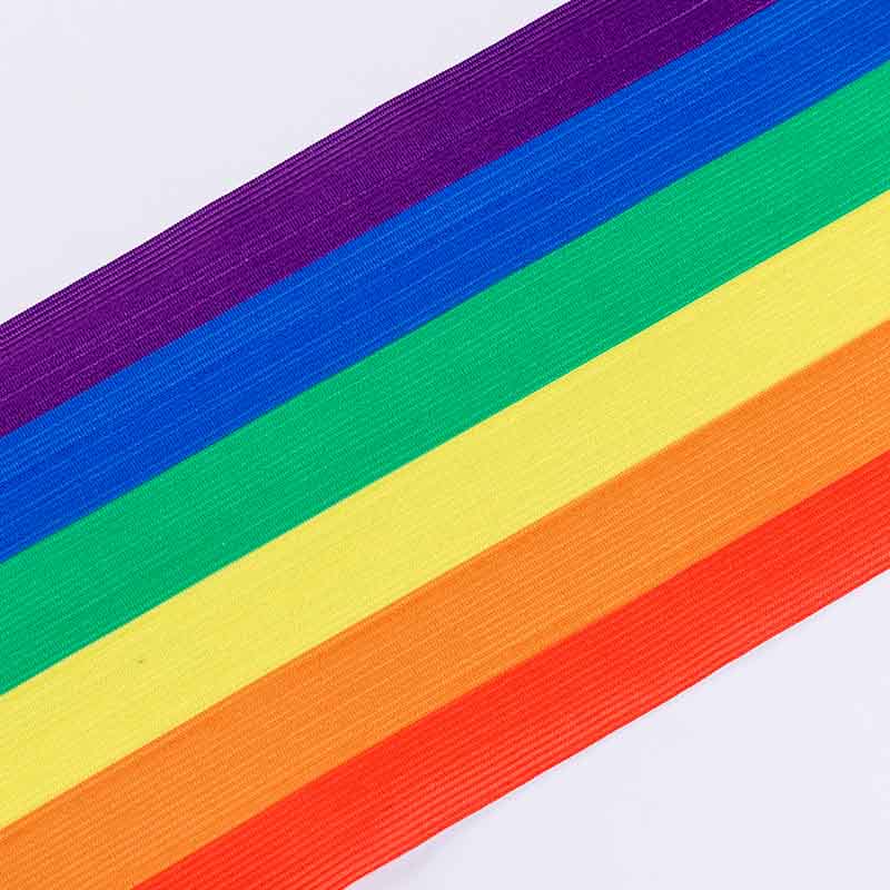 Binder ultra-court rainbow : Confort et Style pour un été coloré