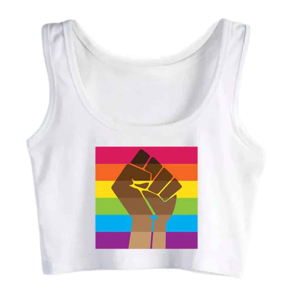 Tee shirt minimaliste LGBTQIA+ : Contre nature