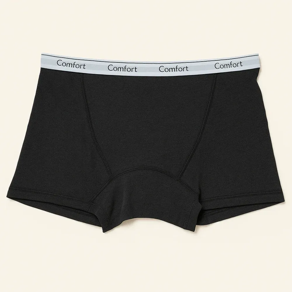 boxer menstruel coton