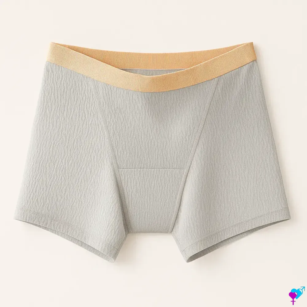 boxer menstruel nuit gris