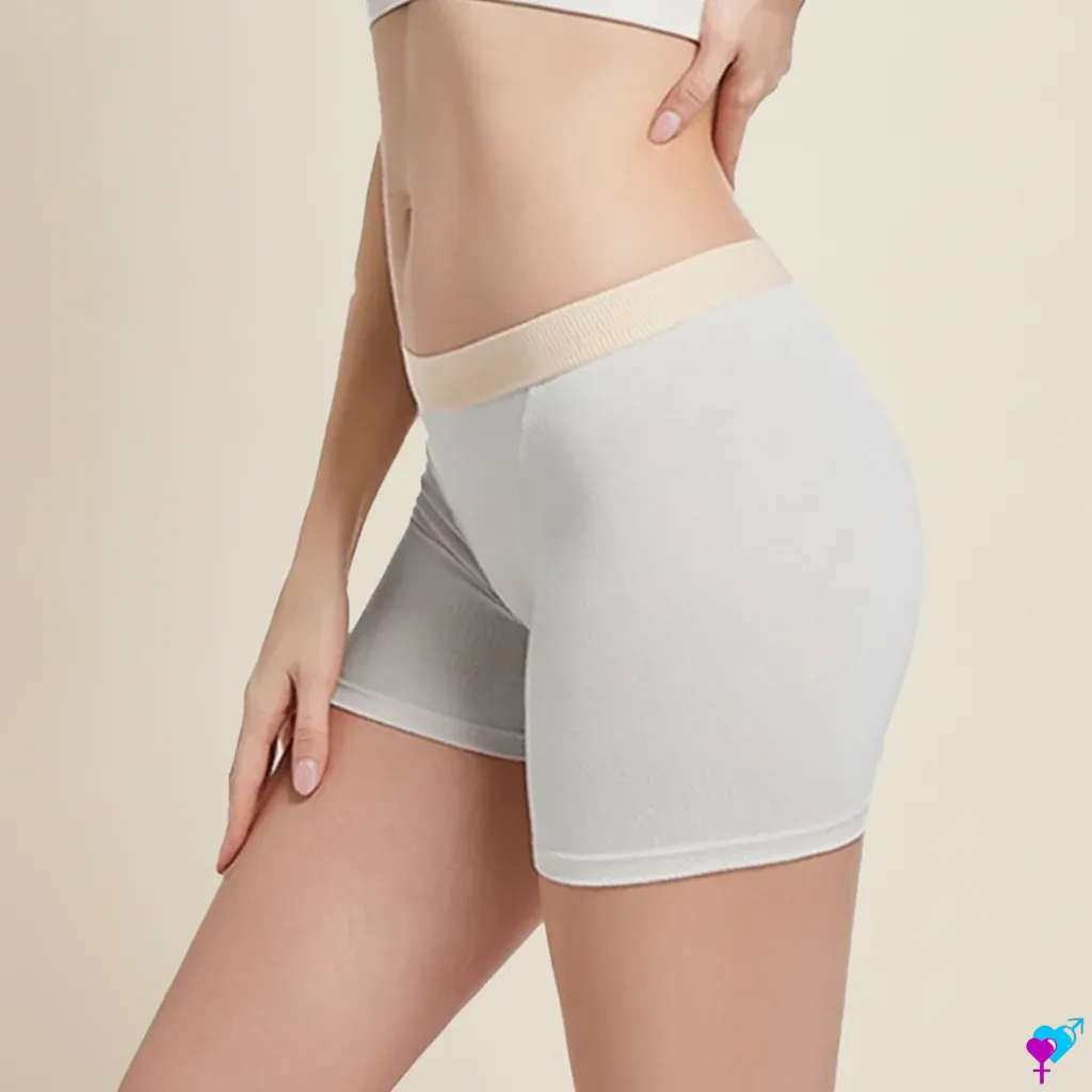 boxer menstruel nuit porte gris