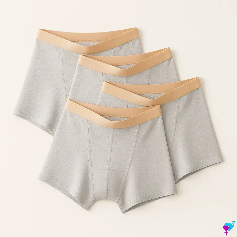 boxer menstruel pas cher gris